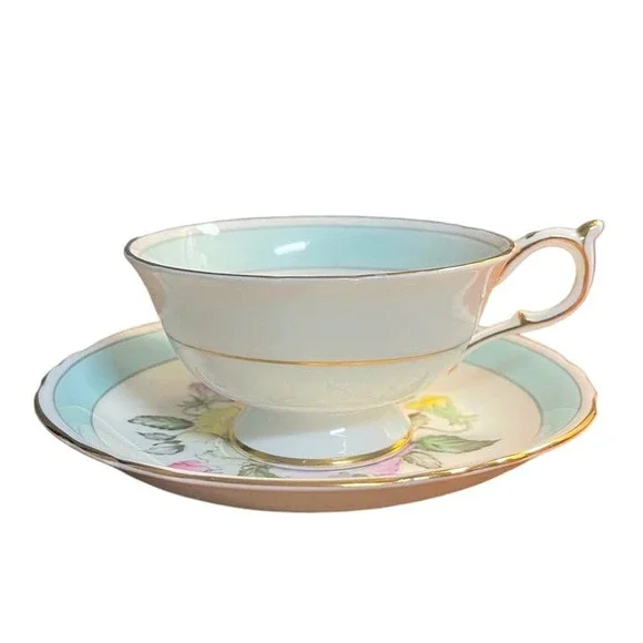 Vintage Paragon by Appointment Pansies Teacup and Saucer - Picture 7 of 9